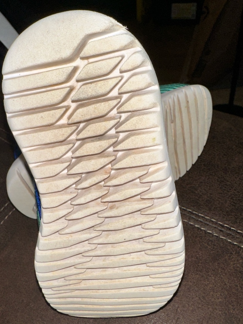 adidas Kids Sneakers Teal Pink Yellow - Picture 11 of 12